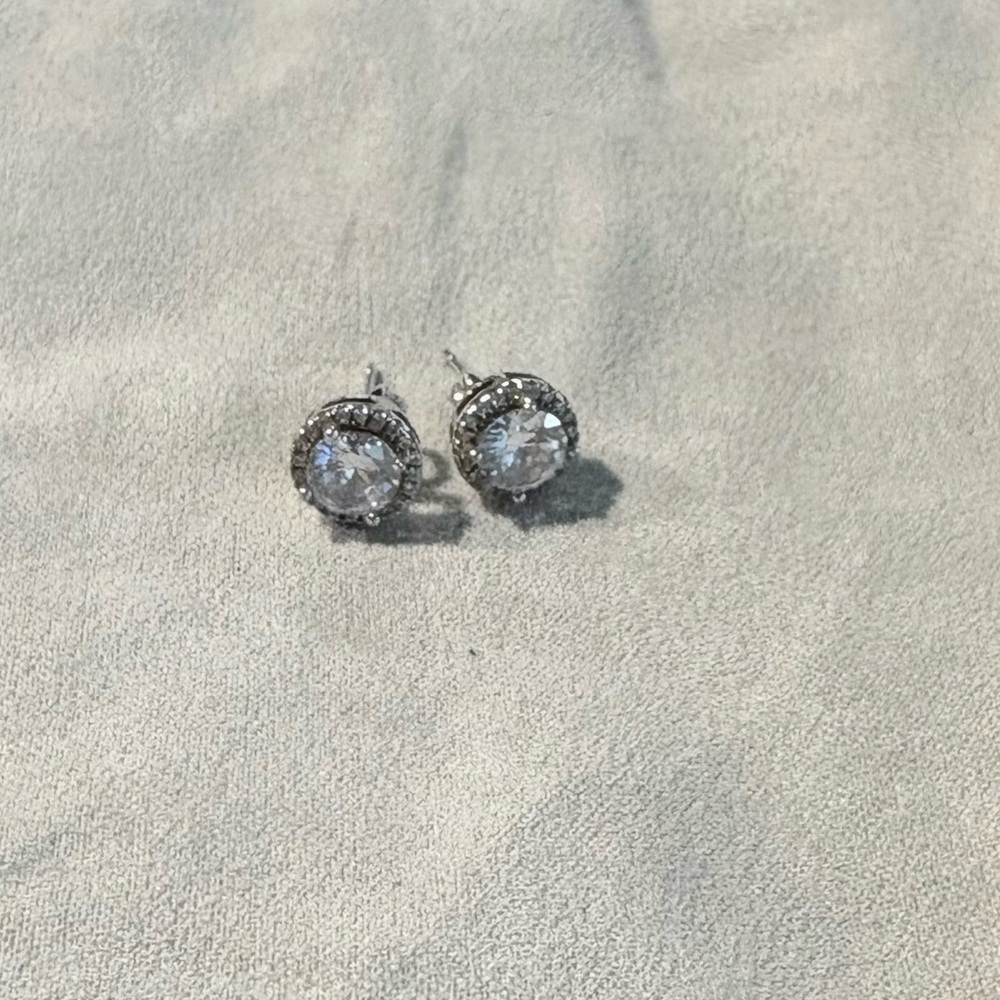 NWOT Sterling Silver Cubic Zirconia Earrings